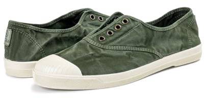 Natural World Eco 3102E Old Condor - Zapatillas de Lona Unisex de Algodón Orgánico | Suela de Caucho Natural | Fabricadas en España | Veganas