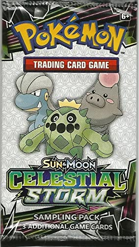 Pokémon Sun And Moon Celestial Storm Sampling/Fun Pack - Booster de muestras selladas