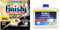 Finish Ultimate Plus Infinity Shine Citrus Spülmaschinentabs, Fettlösekraft und Glanz mit Schutzschild – 105 Caps + Maschinentiefenreiniger 1 x 250 ml mit Zitronenduft