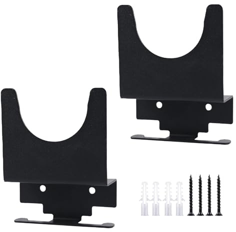 WANDGU 2 supporti per smerigliatrice angolare: supporto per smerigliatrice angolare, montaggio a parete, organizer per attrezzi, gancio per smerigliatrice, taglierino, lucidatore, supporto da parete