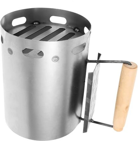 BESPORTBLE Ciminiera per Accensione Carbonella Starter per Barbecue Portatile e Grill Circolazione per per all e