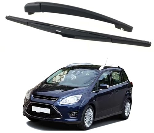 Kit Braccio e Spazzola Lama Tergicristallo Posteriore per Ford Grand C-Max 2010-2015, Set Completo di Sostituzione Posteriore