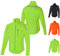 Brisk Bike Radsportjacke Atmungsaktive Ultraleichte Radsport-Laufjacke (Green, L)