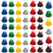 Pilikoll 48 Pcs Spraying Spray Nozzles 110 Degree Flat Fan Shape 0.15-0.6mm Plastic Spray Nozzle Tip Assorted Set Fan Nozzle Spraying Tips for knapsack Spraying, Weed Killing