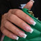 JUSTOTRY 24 Stück Milchig Weiß French Nägel Zum Aufkleben Mittel Motiv,Glossy Eckig Press on Nails,Nude Künstliche Nägel,Square Fingernägel Fake Nails Medium für Frauen Nails Art