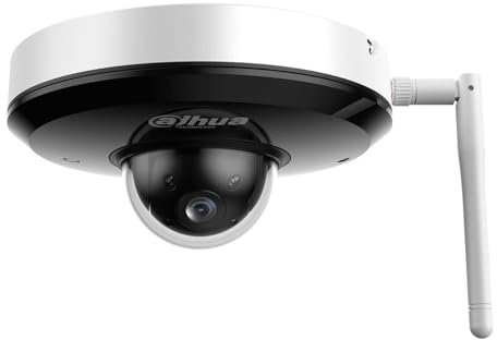 Dahua PTZ WLAN Kamera SD1A204DB-GNY-W Wizsense Überwachungskamera mit 2 Megapixel Auflösung, Kamera für außen, professionelle Outdoor WiFi IP Kamera/Netzwerkkamera