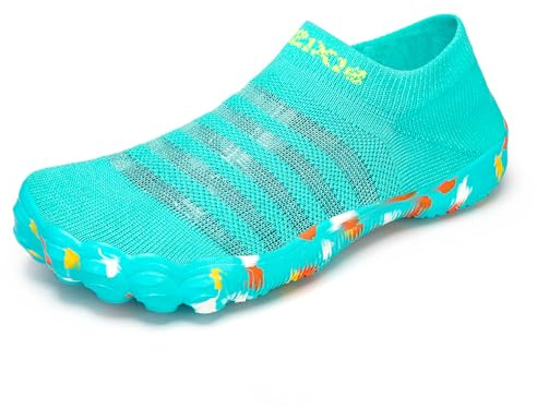 TRAILBLITZ Scarpe Barefoot Donna Scarpe da Scoglio Scarpe da Acqua Scarpe a Piedi Nudi Spiaggia,Ghiaccio Verde 36