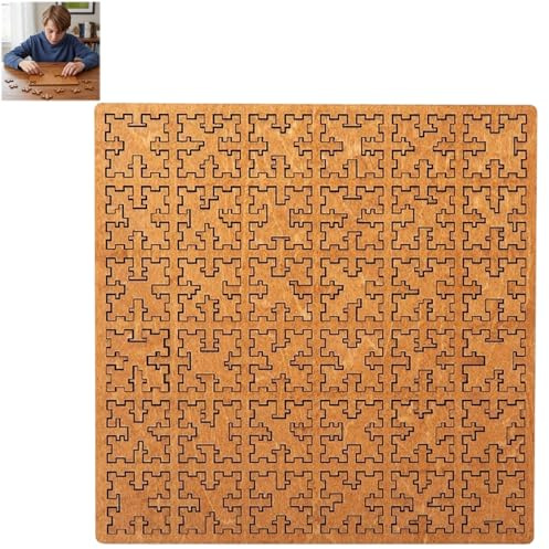 Fractal Tray Puzzles, Impossible Puzzle Challenge for Adults, Difficult Jigsaw Puzzles for Cognitive Stimulation, Portable Puzzle Tray for Office and Travel Entertainment