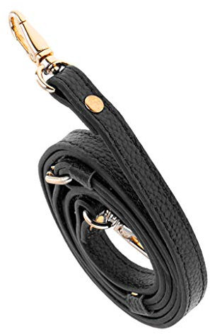 Fenteer Band Riemen Schulterriemen für Damen 110G130 cm Schultergurt Umhänge Trageriemen Riemen Umhängegurt, Schwarz
