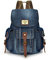 CHEREEKI Rucksack, Vintage Jeans Rucksäcke Studenten Schulrucksack Madchen Jungen Teenager Tagesrucksack für 14 Zoll Laptops Reise Wandern Daypack