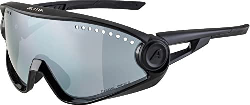 ALPINA Unisex, Sportbrille, All Black Matt, Einheitsgröße