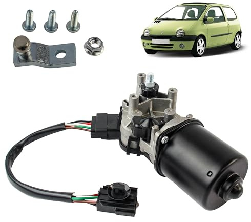 Moteur d'essuie glace compatible pour Twingo 1 (1993-2007) 7701052465, 7701207936, 7701036015