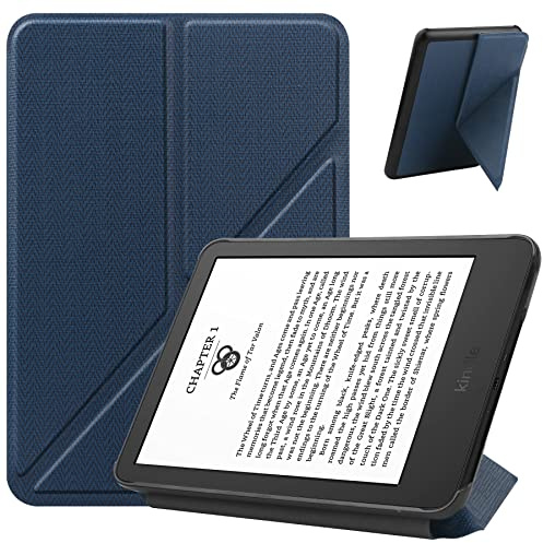 VOVIPOL Fodral för 6 tum Amazon helt Kindle (11:e generationen – 2022-utgåva), smal passform stativskydd med automatisk vila/vakna för Kindle 2022 6 tum