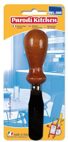 PARODI & PARODI - Coltello Cucina Multiuso Acciaio e Legno, Coltelli da Cucina per Spalmare Marmellata, Formaggio e Altro - Coltellino Piccolo Lama 4 cm, Accessori Cucina e Utensili Cucina Aperitivo