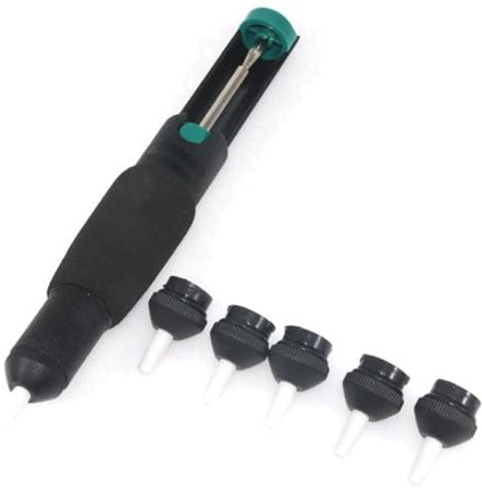 Simpls Pompe à Dessouder Puissante, Aspiration D'Étain, Fer à Souder Sous Vide, Stylo à Ventouse à Dessouder, Outils de Soudage Manuels