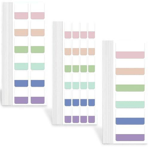 FENQURO 420 Pcs onglets adhésifs, marque page adhesif, onglets de fichiers enregistrables et repositionnables pour pages de livre ou marqueurs