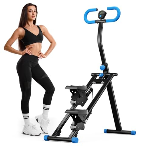 Stepper 2025 para ejercicios de gimnasio en casa, máquina de escalada vertical con resistencia ajustable de 3 niveles, entrenamiento cruzado con pantalla LCD, pedal portátil plegable, manillar