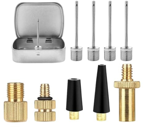 BEALIFE Cykelventiladapter Reparationsutrustning Kompatibel med däckslangpump Bytesverktyg och tillbehör Däckpumpningskonverterare Tillbehör Mountainbike