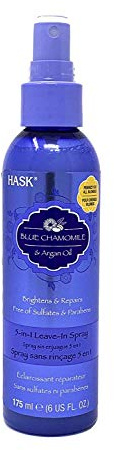 Hask Blue Chamomile Argan Oil 5 in 1 Leave In Spray Conditioner 6 oz
