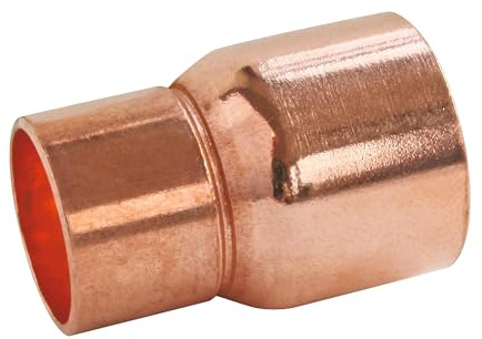 SOMATHERM FOR YOU, Raccord cuivre à souder manchon réduit double femelle Ø22-18, conforme NF, idéal pour plomberie et réseaux d'eau sanitaire ou de chauffage Installation sécurisée