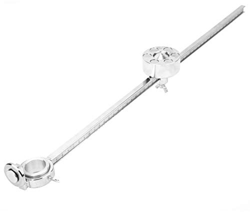 Compasso Accessorio per Cutter al Plasma, Durevole Taglio al Plasma ad Alta Precisione Torcia da Taglio Circinus Guida a Rulli Acciaio Inossidabile 50 cm di Lunghezza per A40/PT‑31