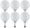 etc-shop Solarleuchte Kugel Garten LED Gartendeko Solarkugel für Außen 20 cm Kugelleuchte Solar, Leuchtdauer ca. 6-8 Stunden, H 62 cm