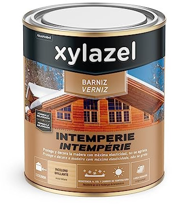 Xylazel Barniz Intemperie para Exteriores Brillante Incoloro 750 ml