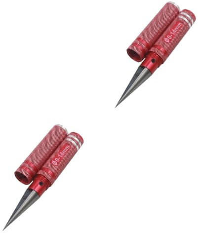 DOITOOL 2pièces Ouvre-trou Alésoir Acier Pour Carrosserie De Modèle Rc Outil De Réparation Et Couleur Rosy
