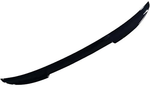 RUIDAM Voiture Aileron Arrière pour BMW X6 G06 F16 E71 E72 2008-2023, Universel Spoiler Tailfin Wing Toit Arrière Becquet Spoiler De Coffre Accessoires,A/Glossy-Black