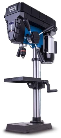 Scheppach Trapano a colonna TBM250Vario - 600W - piano 198 x 194 mm - 450-2.580 giri/min - inclinabile - mandrino 1,5-13 mm - profondità di foratura 60 mm
