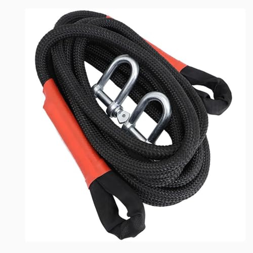 Fuoristrada Cinghia Traino Auto, Corda Da Traino Con 2 Grilli Morbidi, Borsa Di Stoccaggio, Carico 44000 LBS, Per Soccorso Stradale Di Camion ATV (1×35ft, 9M)(10 meters 16 tons)