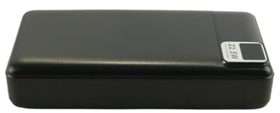 Qury Caja de almacenamiento con forma de banco de energía móvil, estuche de almacenamiento oculto para viajes con dinero en efectivo, monedas, llaves, documentos (negra)