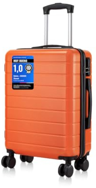 Shavont Maleta de Cabina de 20 Pulgadas, Carcasa Rígida de ABS+PC Ligera con 4 Ruedas Giratorias 360°, Equipaje de Mano Resistente para Viajes de Fin de Semana