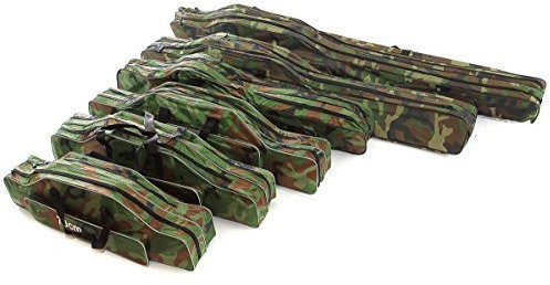 Soytich Angeltasche Rutentasche Rutenfutteral Angelkoffer Anglertasche (Tasche 2fach) (1m)