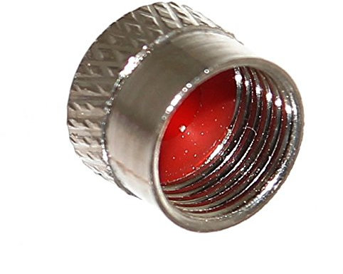 4er Set mini Ventilkappen mit Dichtung Autoventil Kappe für Schrader Ventil nur 8mm hoch Cap Motorrad Fahrradventil Neu Old-Harvest