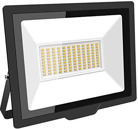 Willpower Foco LED Exterior 75W 7500LM Proyector LED Impermeable IP66 Luces LED Exterior 4000K Bianco Caldo Luz de Inundación Luz de Seguridad Iluminación para Garaje Patio Jardín Terraza Parque