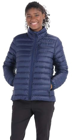 Marmot Damen Wm's Highlander Jacket, Leichte Daunenjacke, warme Winterjacke, wasserabweisende Steppjacke, winddichte Funktionsjacke, klein packbare Outdoorjacke, Arctic Navy, M