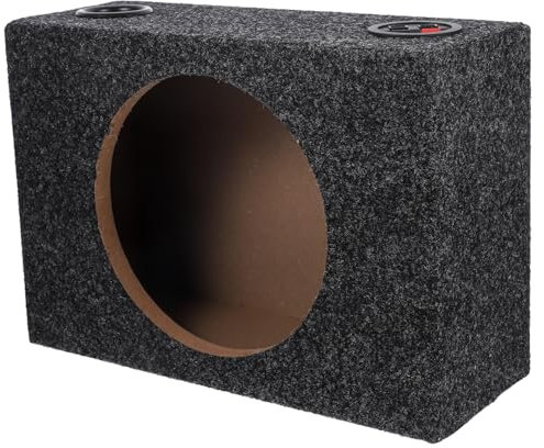 Didiseaon Caisson De Haut-Parleur Bois 8 Pouces pour Autoradio Voiture, Caisson De Basses Étanche, Enceinte Acoustique Portable, Amélioration Audio Automobile