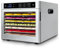Food Dehydrator 8 Trays, oiyocemo 6 Presets for Fruits, Veggie, Meats, Herbs, Ferment, Warm, 85°C Temperature Control, 24H Timer, 500W Dehydrator Machine, Stainless Steel, Recipe Included