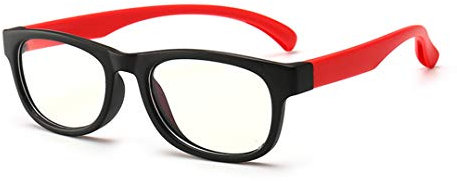 Tofox Kinder Brillen Ohne Stärke Brillenfassung Blaulichtfilter Schutzbrille Bildschirmbrille Gamingbrille Computerbrille