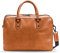 FARMHOOD Memphis Damen/Herren Leder Aktentasche| XXL Messenger Bag mit Reißverschluss und abnehm- & längenverstellbarem Umhängeriemen und Laptopfach | 42cm große Business-Tasche