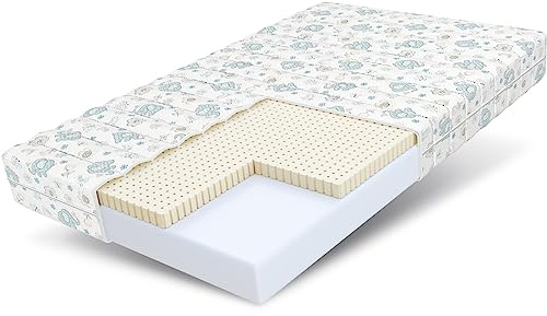 FDM Dream Matratze 90x180 cm Kaltschaum Kindermatratze Höhe 11 cm Härtegrad H2 H3 Öko-Tex Allergikergeeignet Bezug Waschbar Latex Matratzenbezug Dumbo