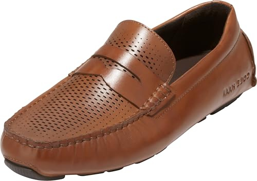 Cole Haan Homme Grand Laser Mocassin de Style Conduite, Bidon Britannique Java, 43 EU