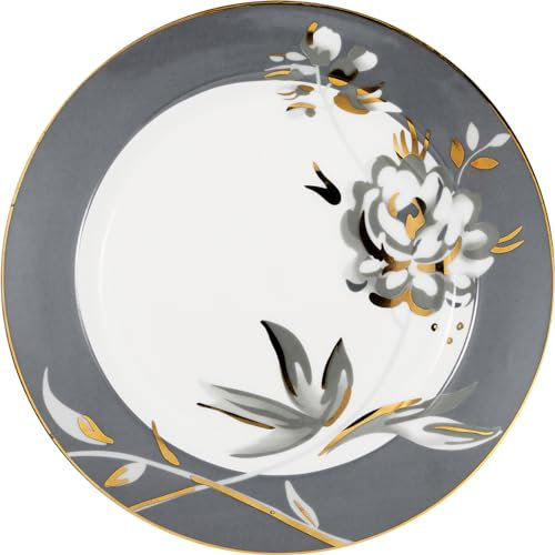 GreenGate Aslaug Frühstücksteller Dark Grey 20,5cm