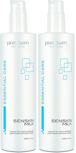 Postquam - Leche Limpiadora Hidratante y Calmante para Piel Normal y Sensible - Limpieza Facial Suave y Eficaz - Elimina Impurezas y Maquillaje - Desmaquillante Apto para Uso Diario - 250 ml