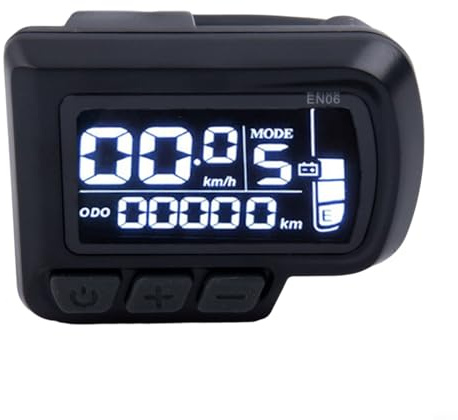 Ebike LCD Display Controller 6 Pin 24V 36V 48V Bicicletta Elettrica Pannello Strumenti Scooter Tachimetro Schermo Batteria Monitor Ciclo Computer Cruscotto