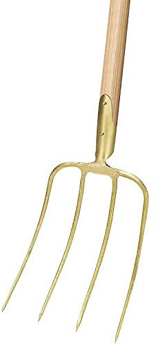 Ideal Horca de 4 dientes, con mango, 1300 mm