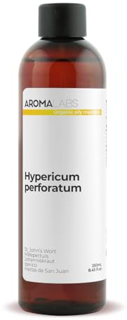 Millepertuis BIO (Hypericum perforatum) - 250 mL - Macérat Huileux Certifié Cosmos - Aroma Labs - Made in France