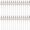 Metalldraht Krokodilklemme, DBAILY 100pcs DIY Handwerk Draht Clip Stehen Memo Fotohalter Langschwanz Krokodil Eisen Clip für Hinweis Büroklammer Hochzeit Geburtstag Party Tischdeko (10cm)