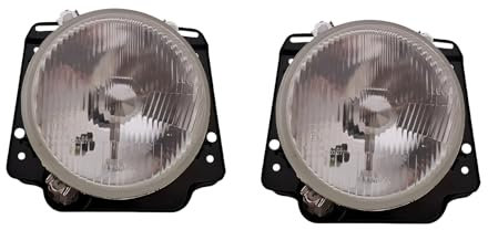 Kit Phares Feux Avant Glace Clair Pour VW Golf 2 H4 1983-1992